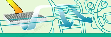 3M汽車冷氣濾網-過濾圖示