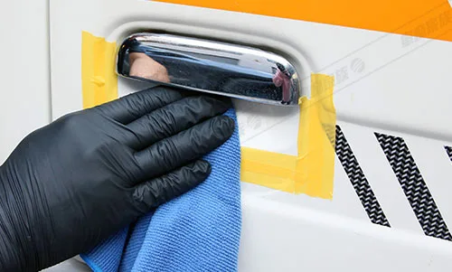 漆面研磨-門把操作