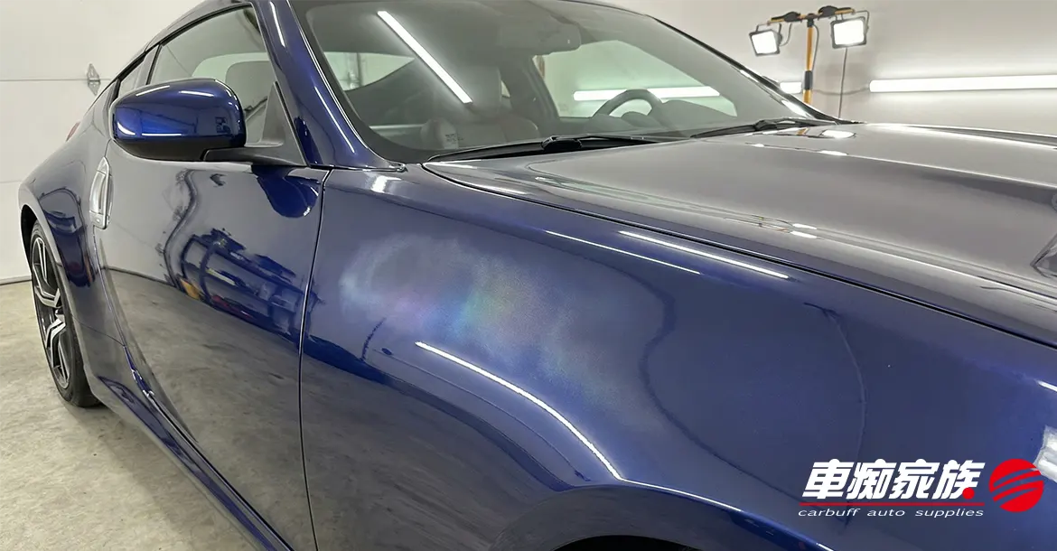 汽車鍍膜失敗示意圖