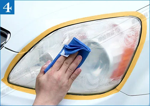 大燈泛黃、車燈霧化、劃痕-修復方式四