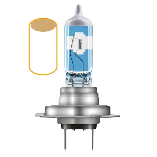 汽車燈泡的材質：硬質玻璃