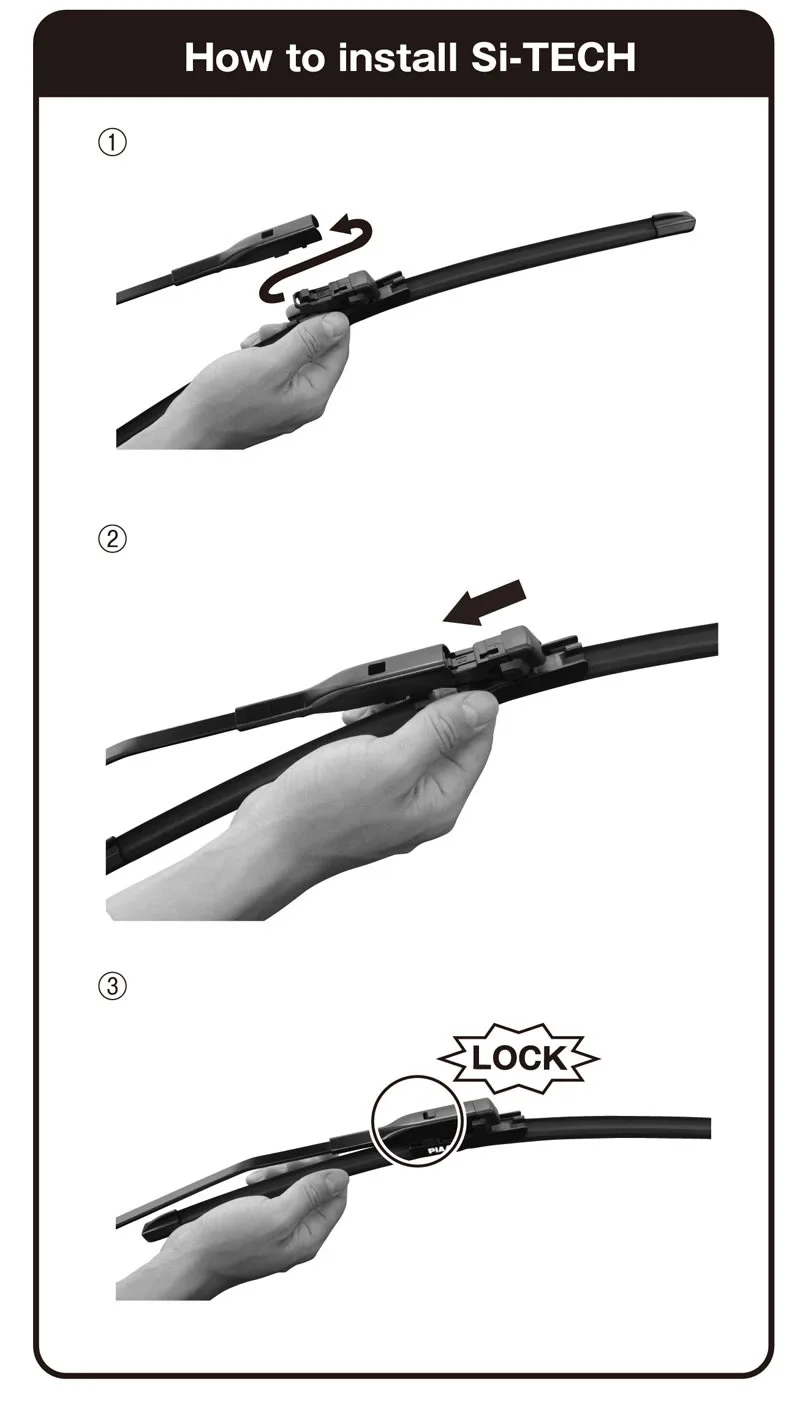 PIAA Si-TECH 軟骨雨刷安裝