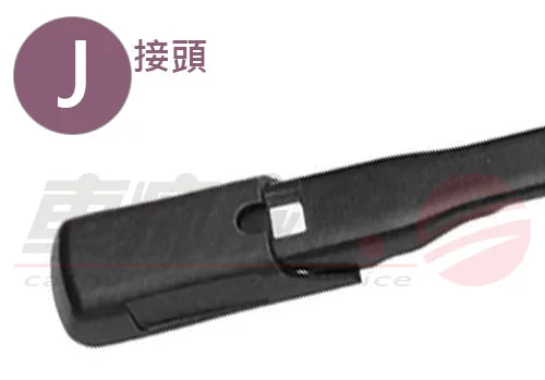軟骨雨刷安裝方式-J接頭