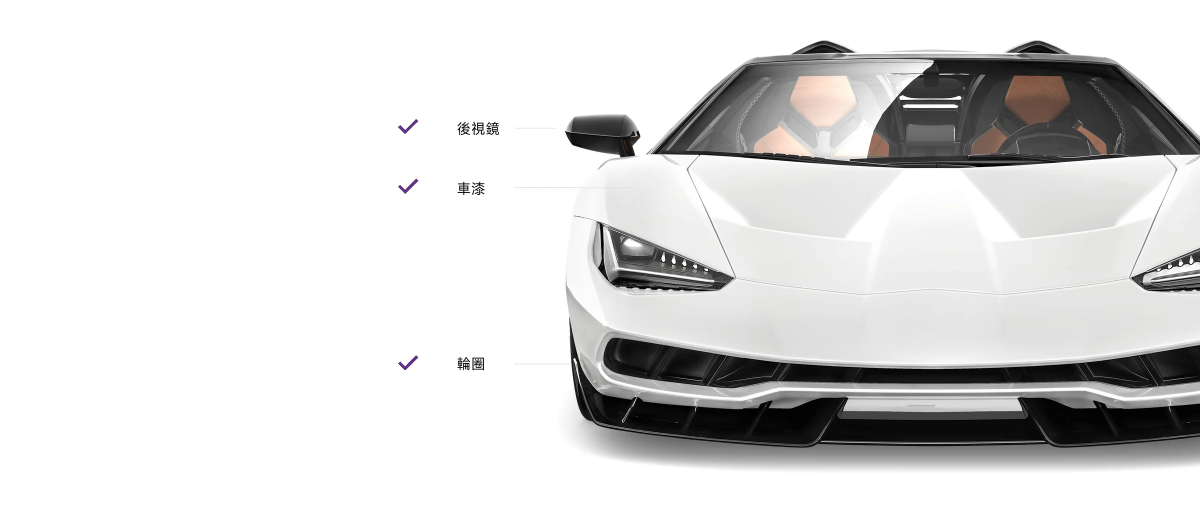 QJUTSU 車身前視防護範圍
