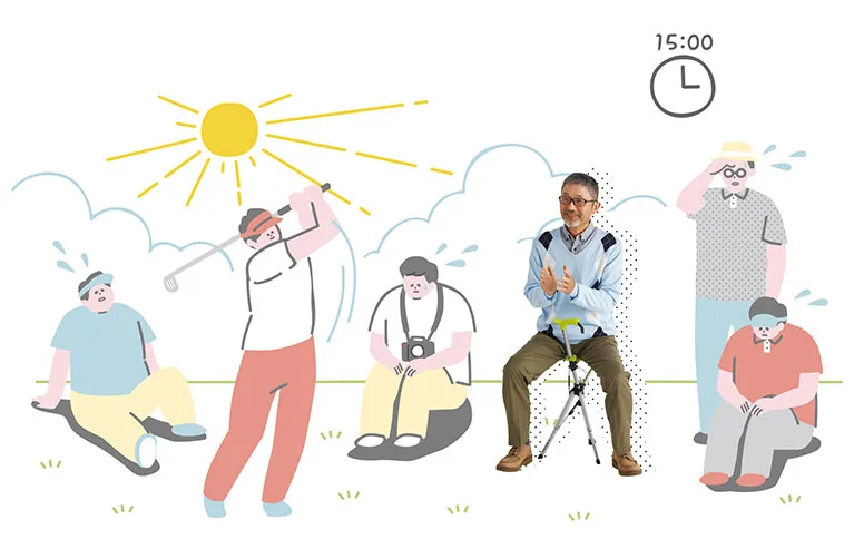 泰達椅的使用-戶外活動