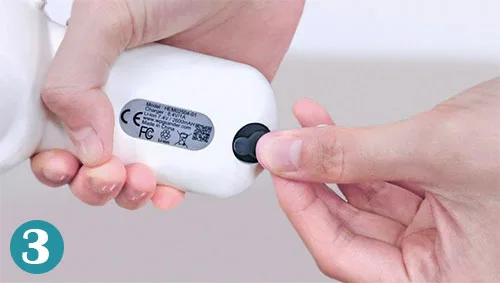 WPG Sander雪豹使用方法-3.塞入防水塞